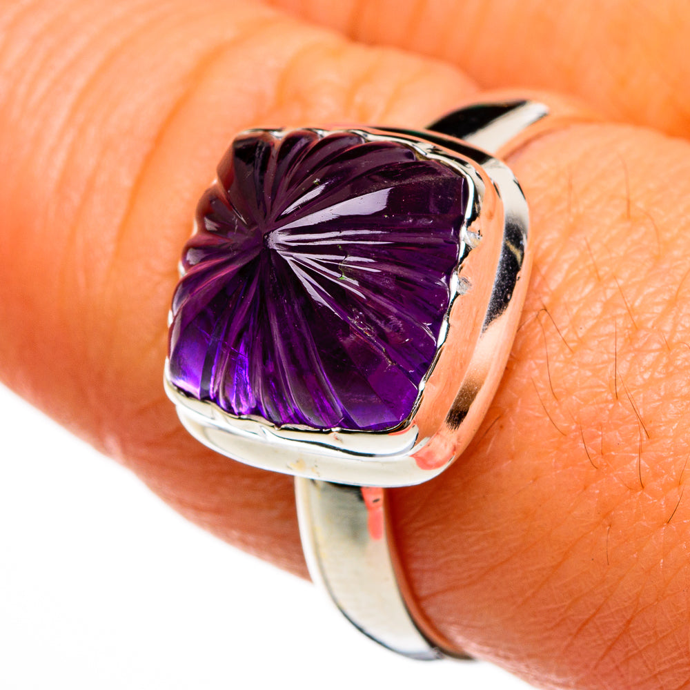 Amethyst Rings handcrafted by Anasilvercos - RING77963