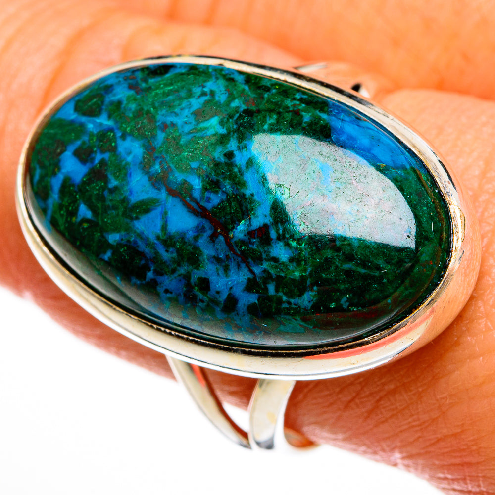 Chrysocolla Rings handcrafted by Anasilvercos - RING77993