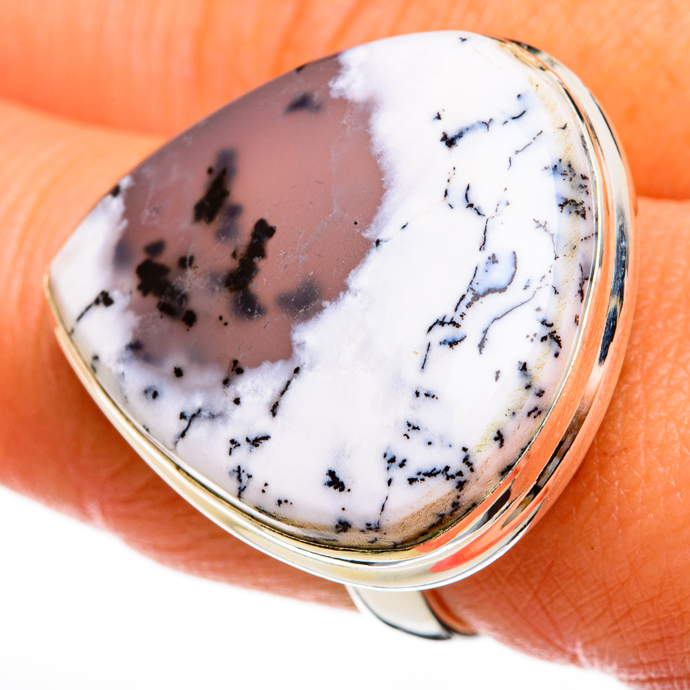 Dendritic Opal Rings handcrafted by Anasilvercos - RING78013