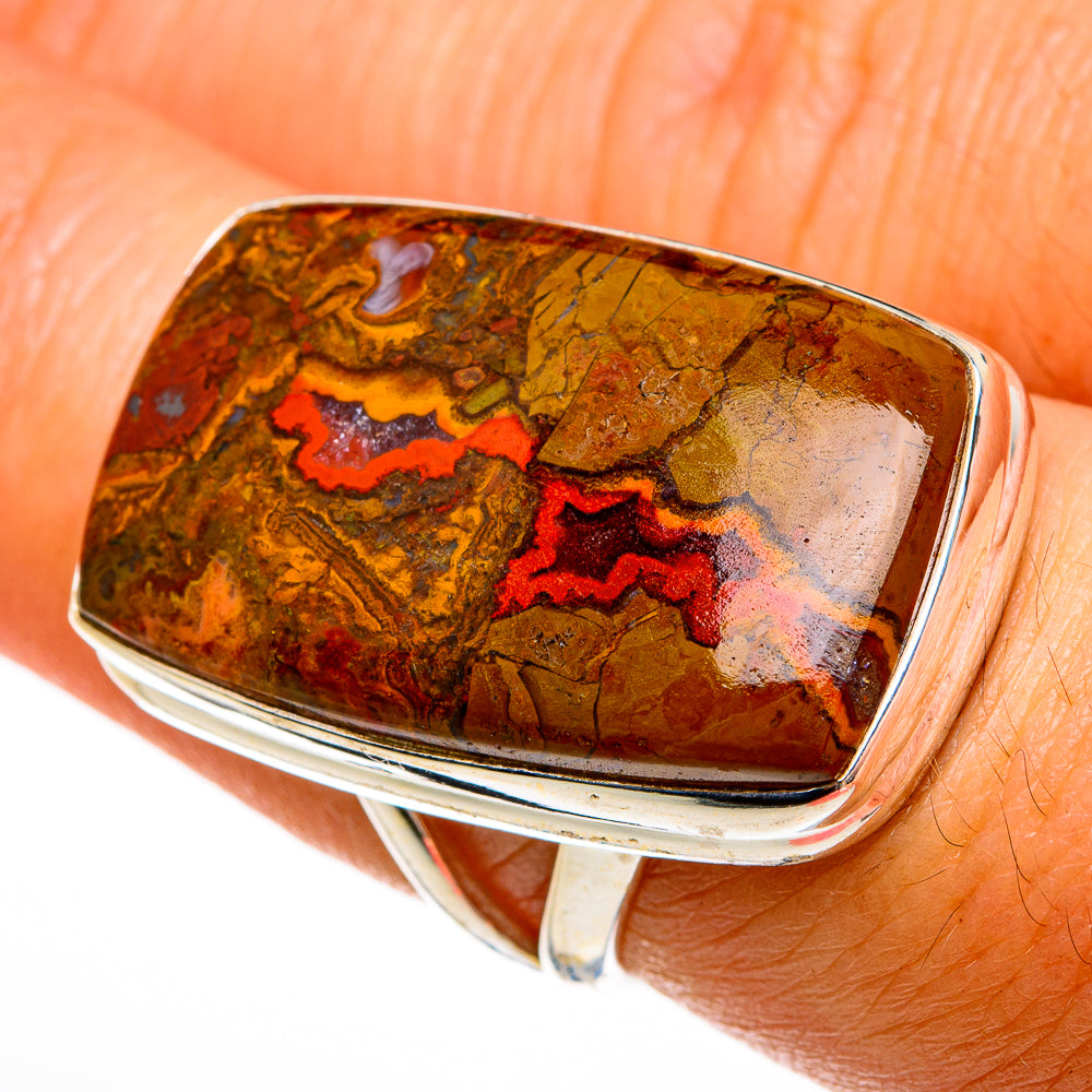 Moroccan Agate Rings handcrafted by Anasilvercos - RING78042