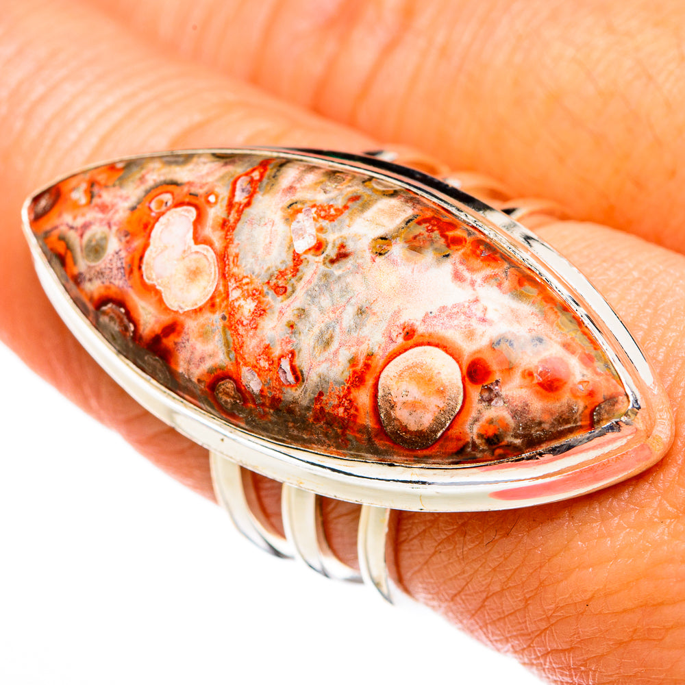 Poppy Jasper Rings handcrafted by Anasilvercos - RING78047