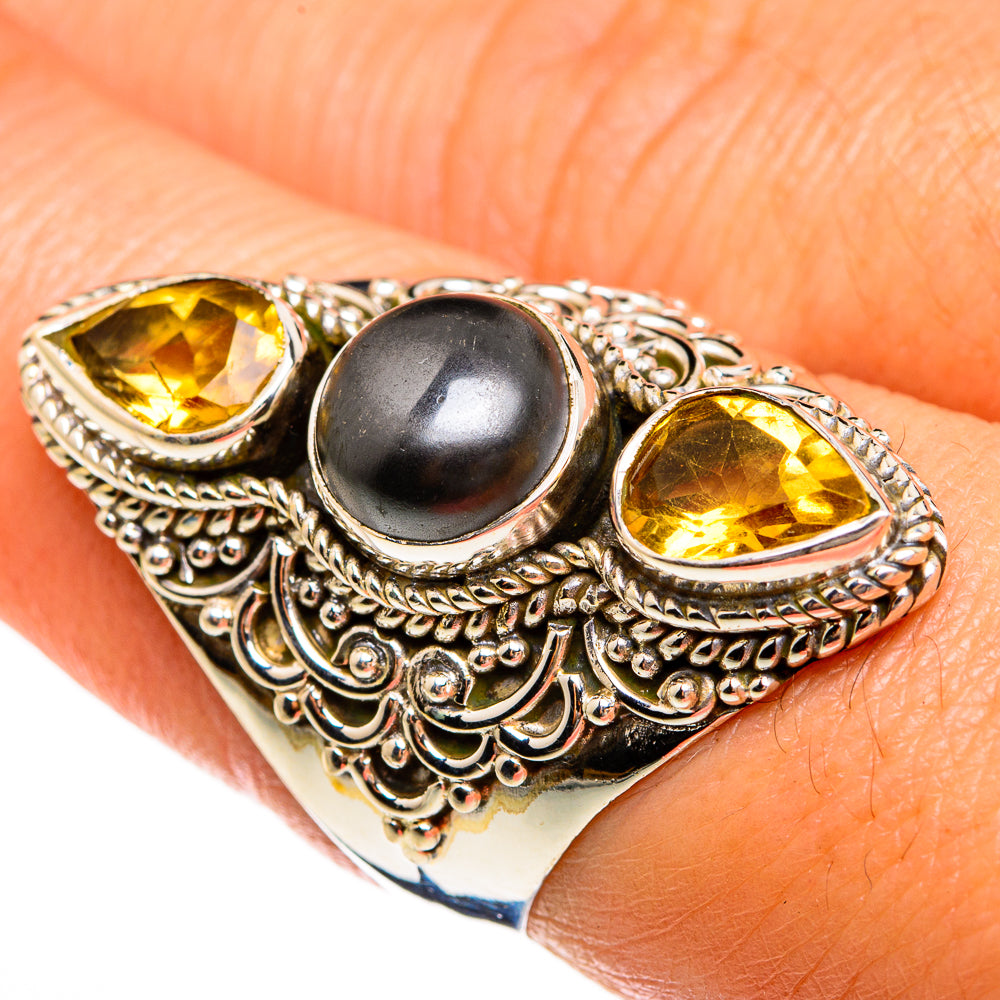 Hematite Rings handcrafted by Anasilvercos - RING78050