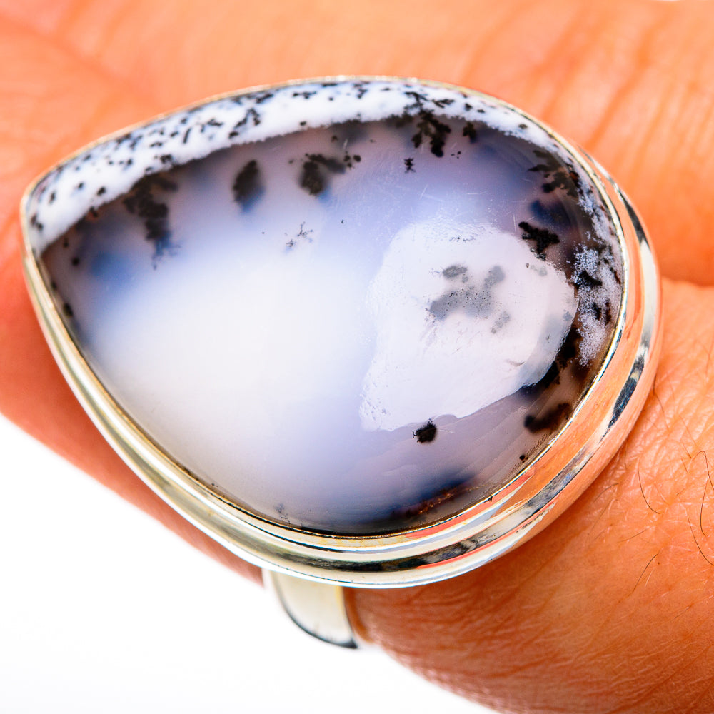 Dendritic Opal Rings handcrafted by Anasilvercos - RING78058