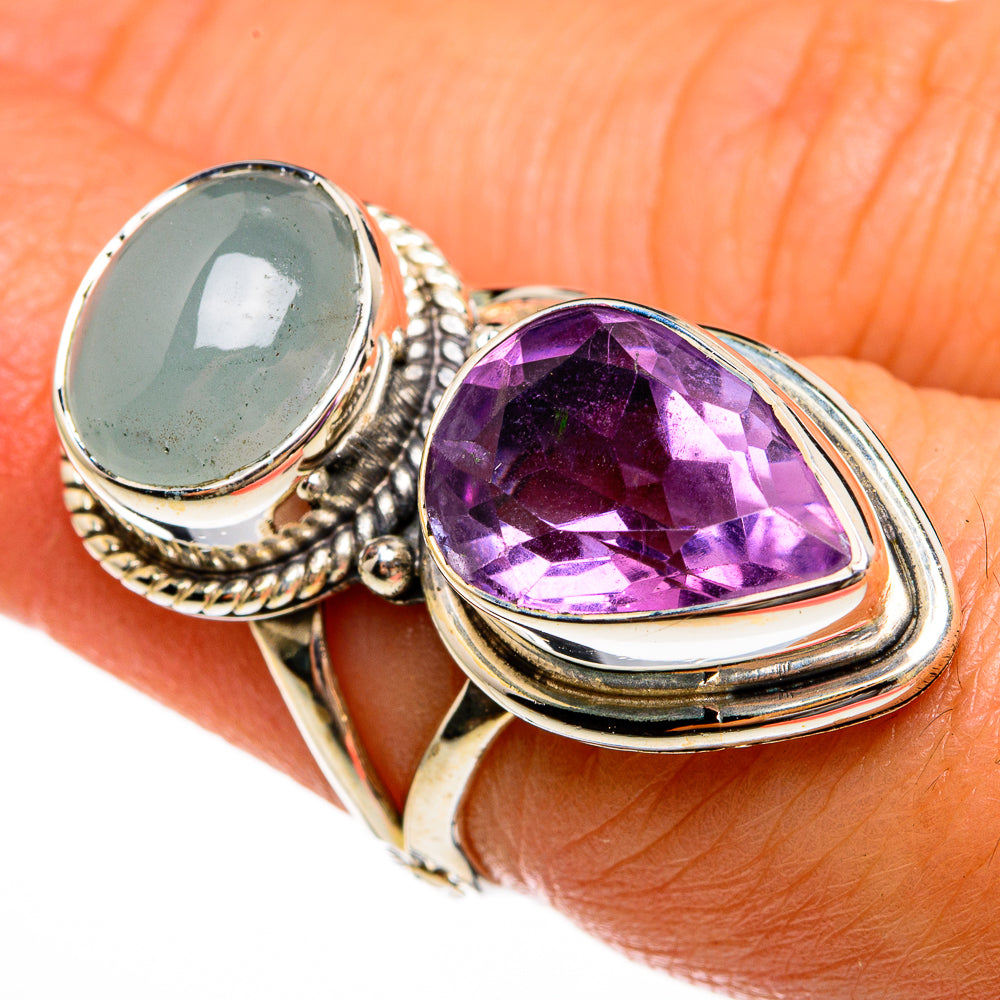 Amethyst Rings handcrafted by Anasilvercos - RING78061
