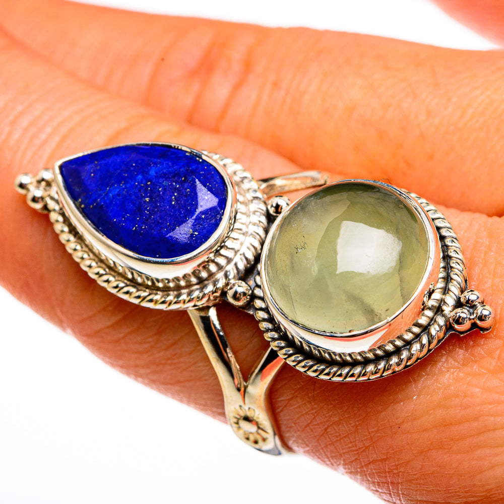 Prehnite Rings handcrafted by Anasilvercos - RING78063