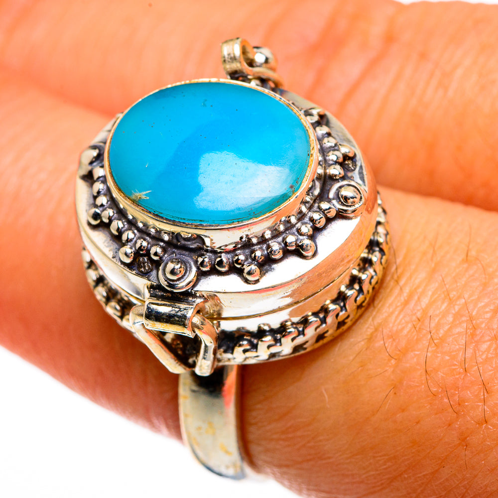 Larimar Rings handcrafted by Anasilvercos - RING78070