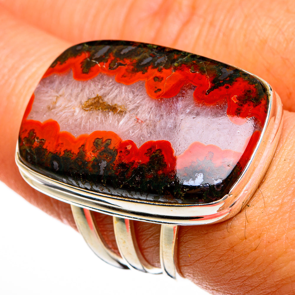 Moroccan Agate Rings handcrafted by Anasilvercos - RING78081