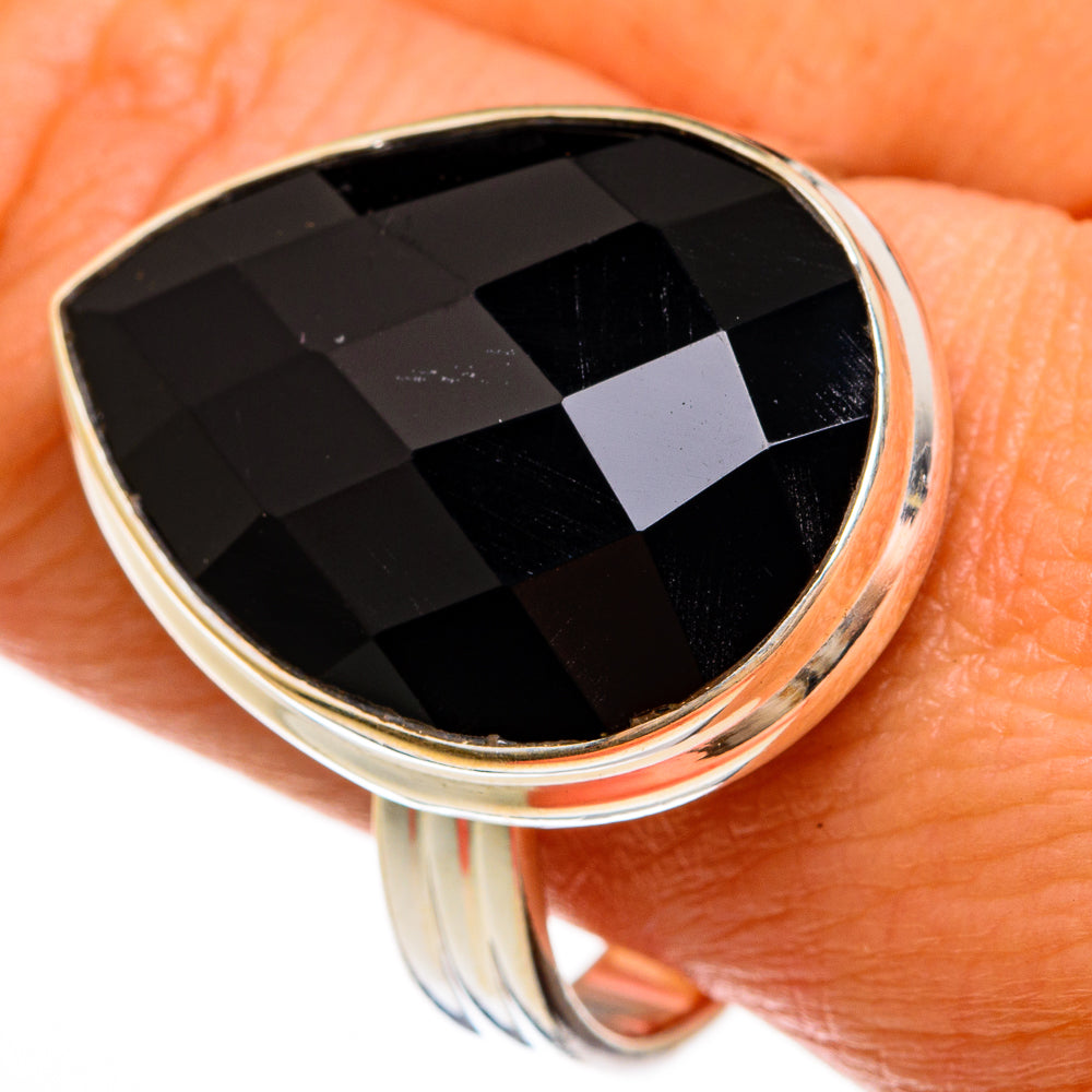 Black Onyx Rings handcrafted by Anasilvercos - RING78094
