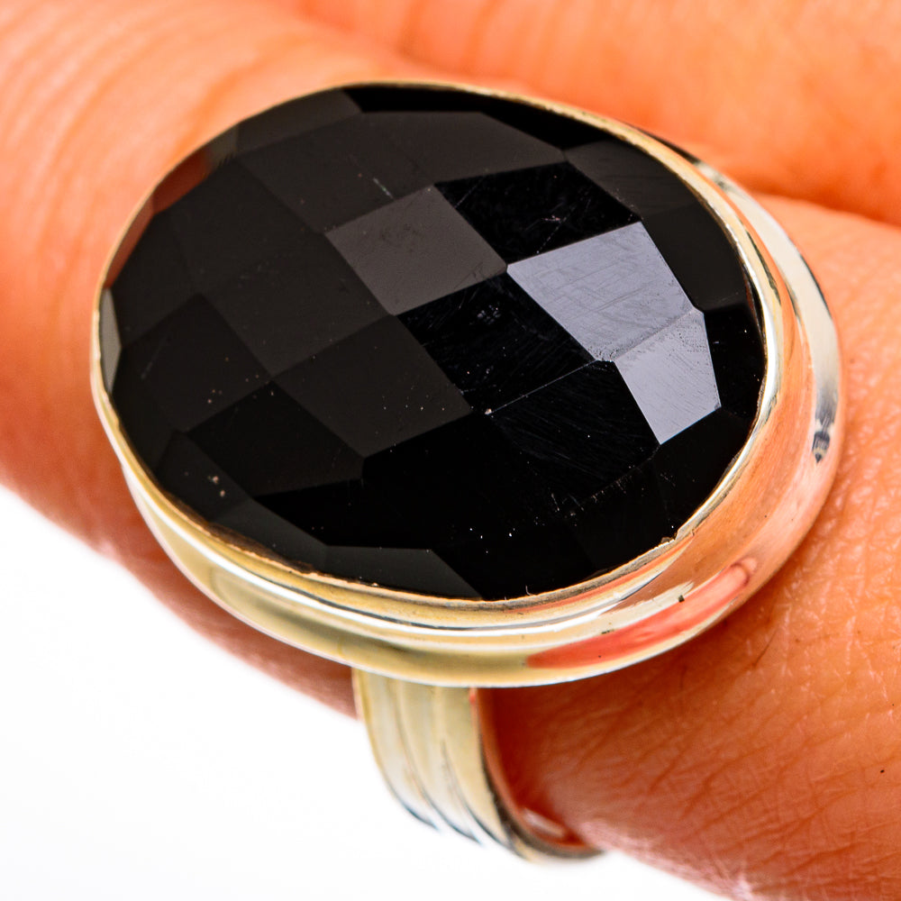 Black Onyx Rings handcrafted by Anasilvercos - RING78095