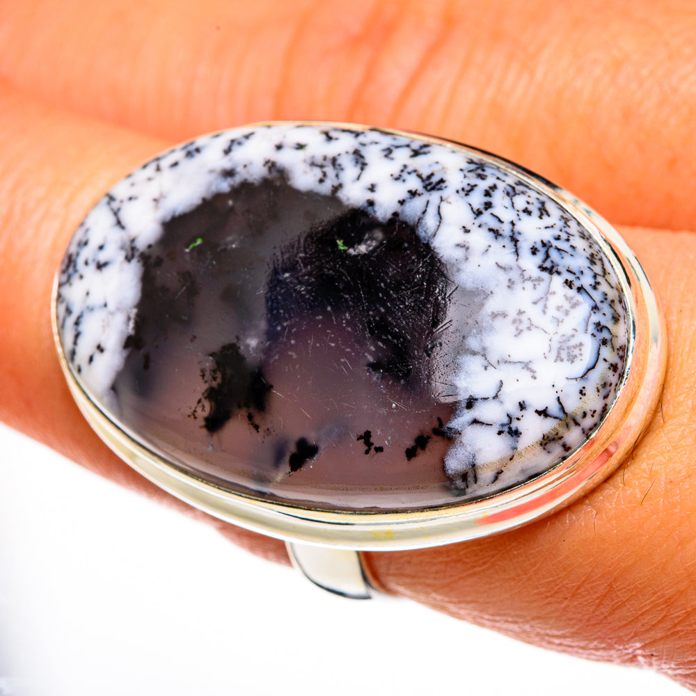 Dendritic Opal Rings handcrafted by Anasilvercos - RING78098