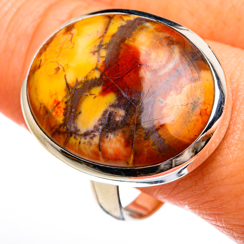 Mookaite Rings handcrafted by Anasilvercos - RING78119