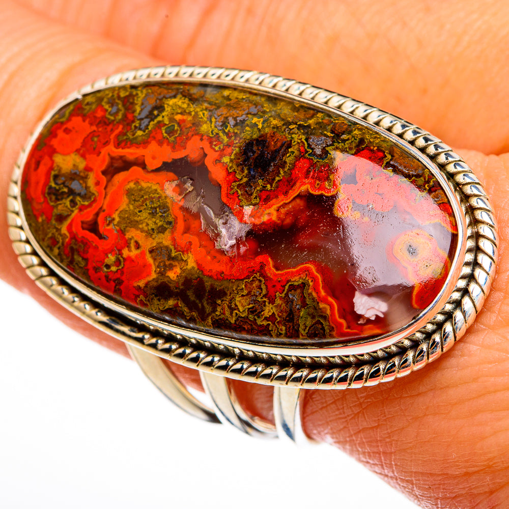 Moroccan Agate Rings handcrafted by Anasilvercos - RING78124