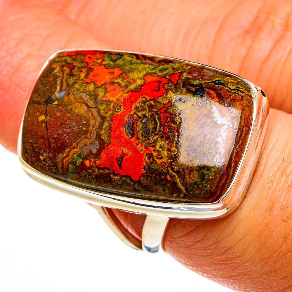 Moroccan Agate Rings handcrafted by Anasilvercos - RING78158