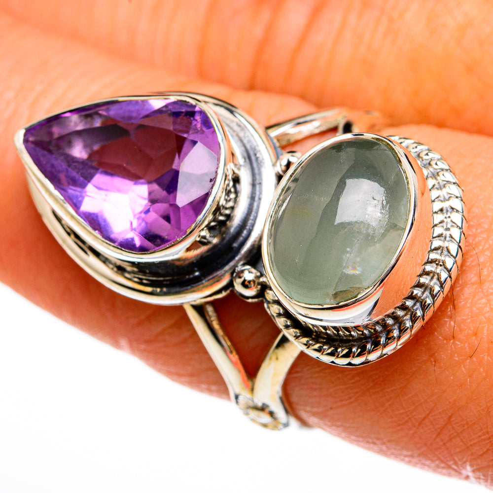 Aquamarine Rings handcrafted by Anasilvercos - RING78173