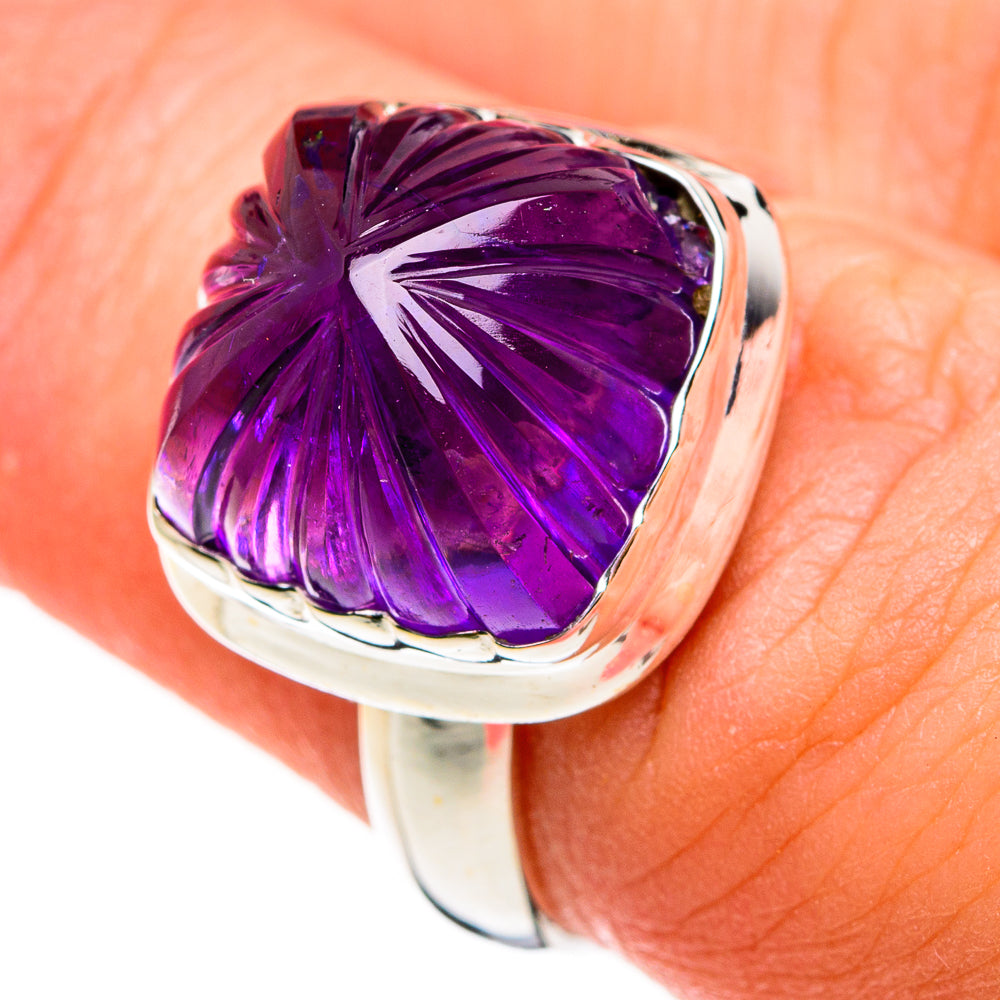 Amethyst Rings handcrafted by Anasilvercos - RING78200