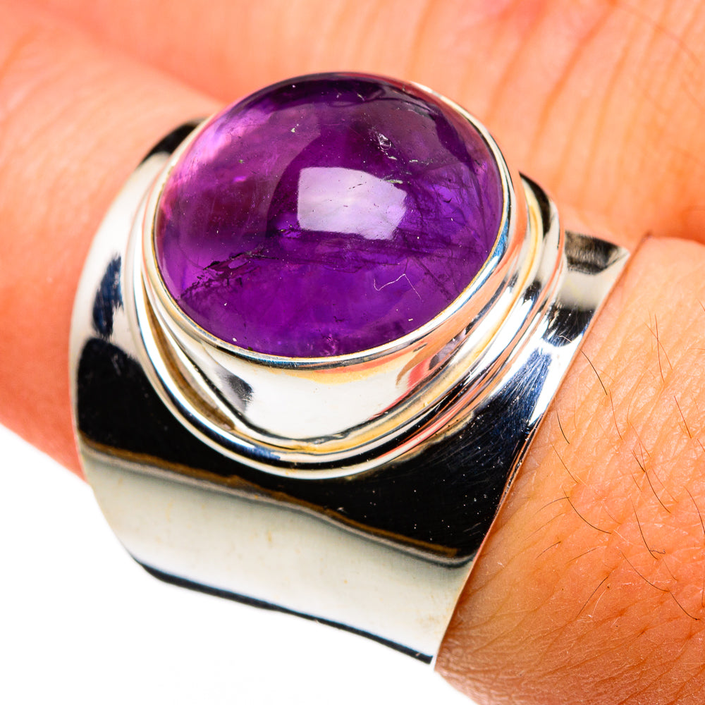 Amethyst Rings handcrafted by Anasilvercos - RING78201
