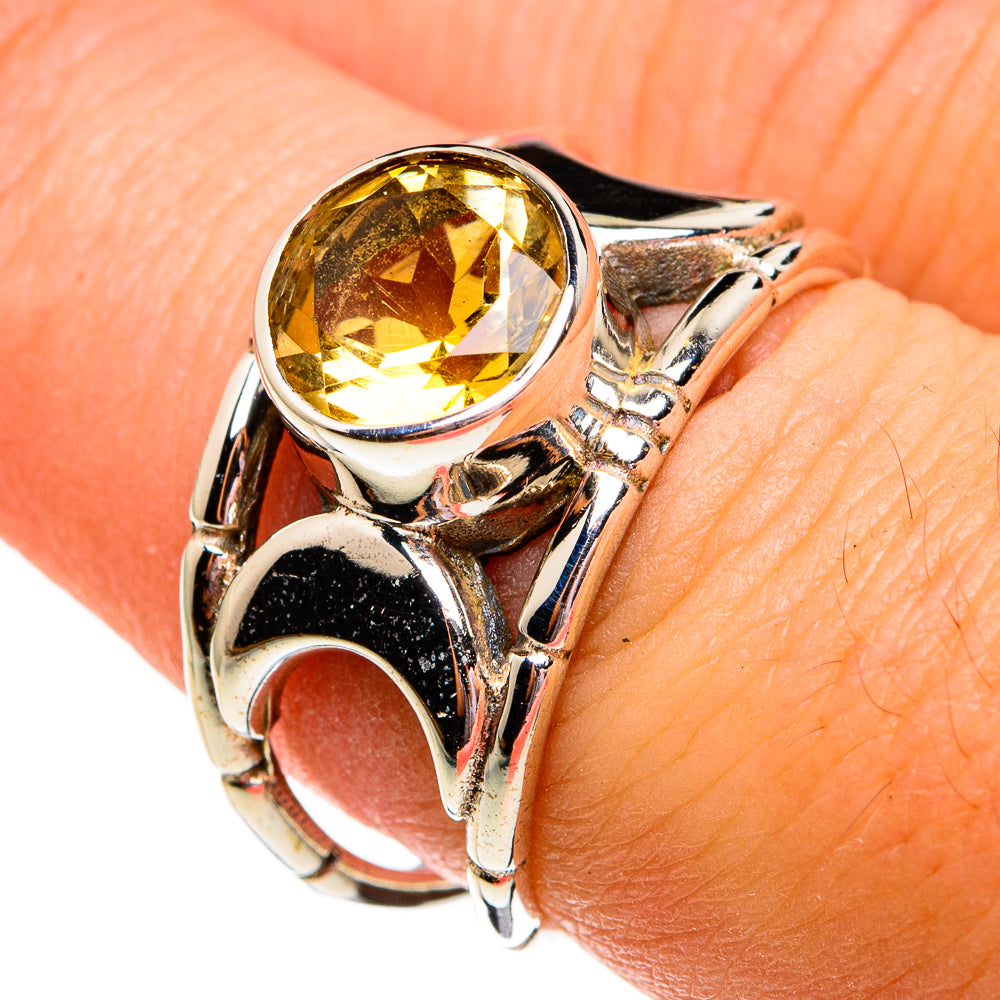 Citrine Rings handcrafted by Anasilvercos - RING78225