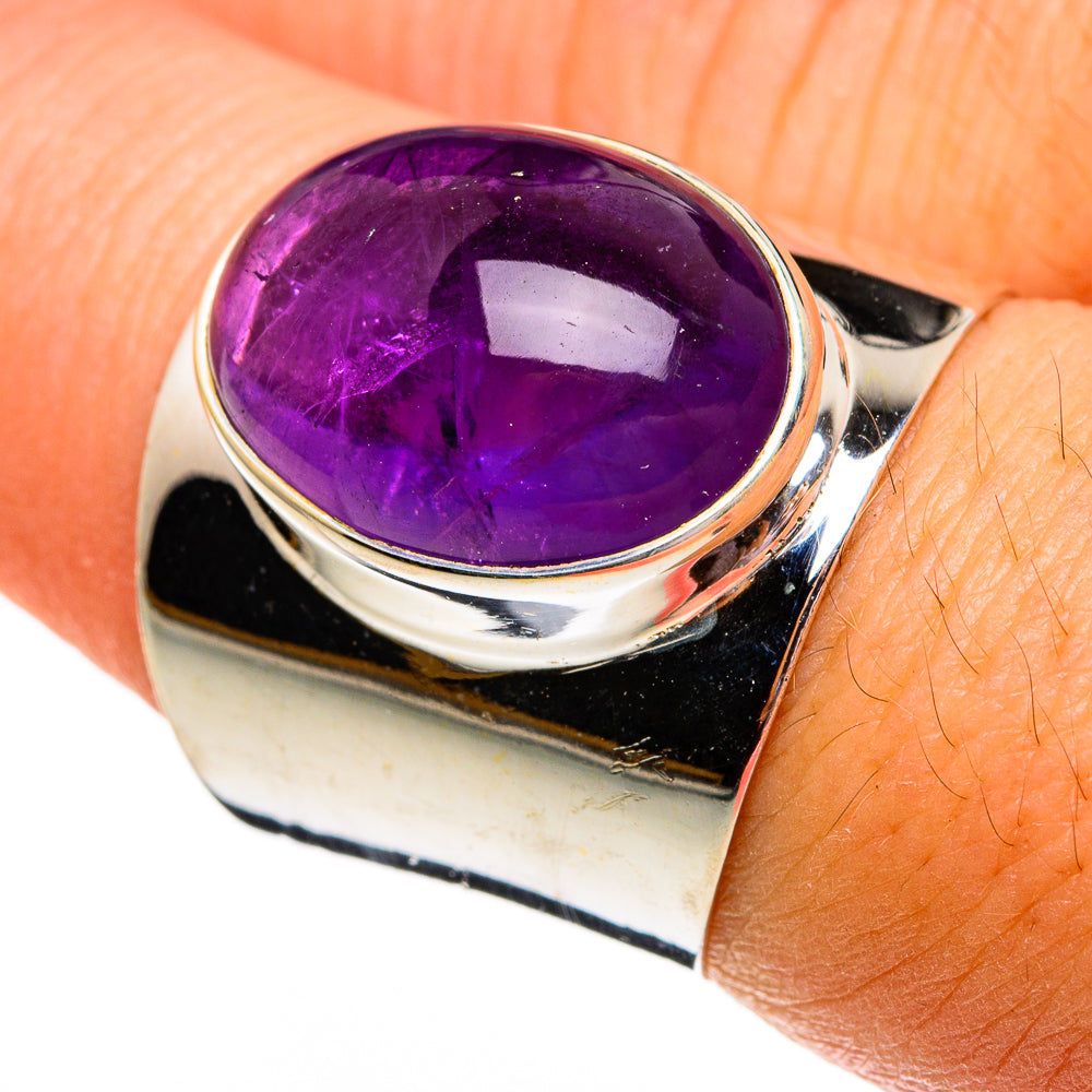 Amethyst Rings handcrafted by Anasilvercos - RING78231