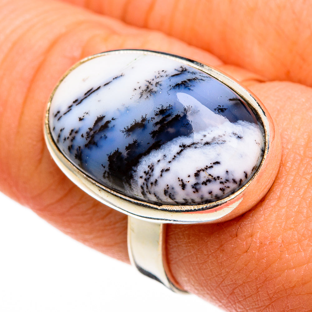 Dendritic Opal Rings handcrafted by Anasilvercos - RING78234