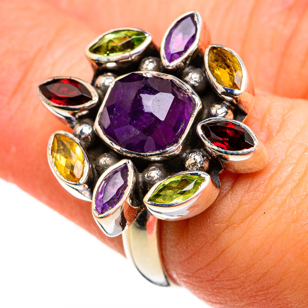 Amethyst Rings handcrafted by Anasilvercos - RING78237