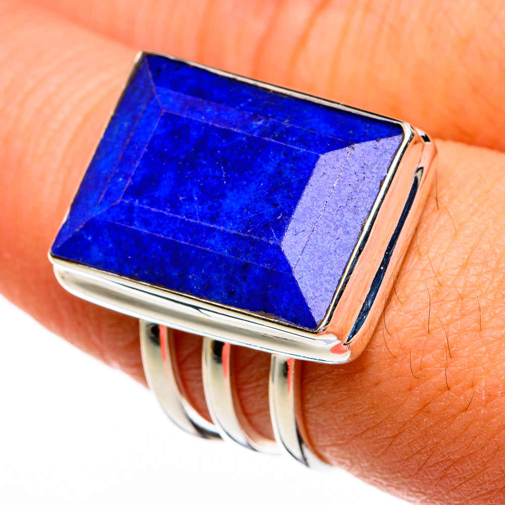 Lapis Lazuli Rings handcrafted by Anasilvercos - RING78246