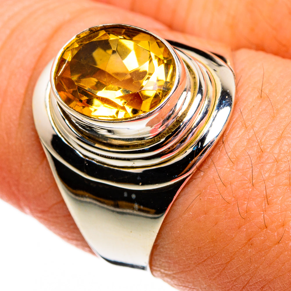 Citrine Rings handcrafted by Anasilvercos - RING78253