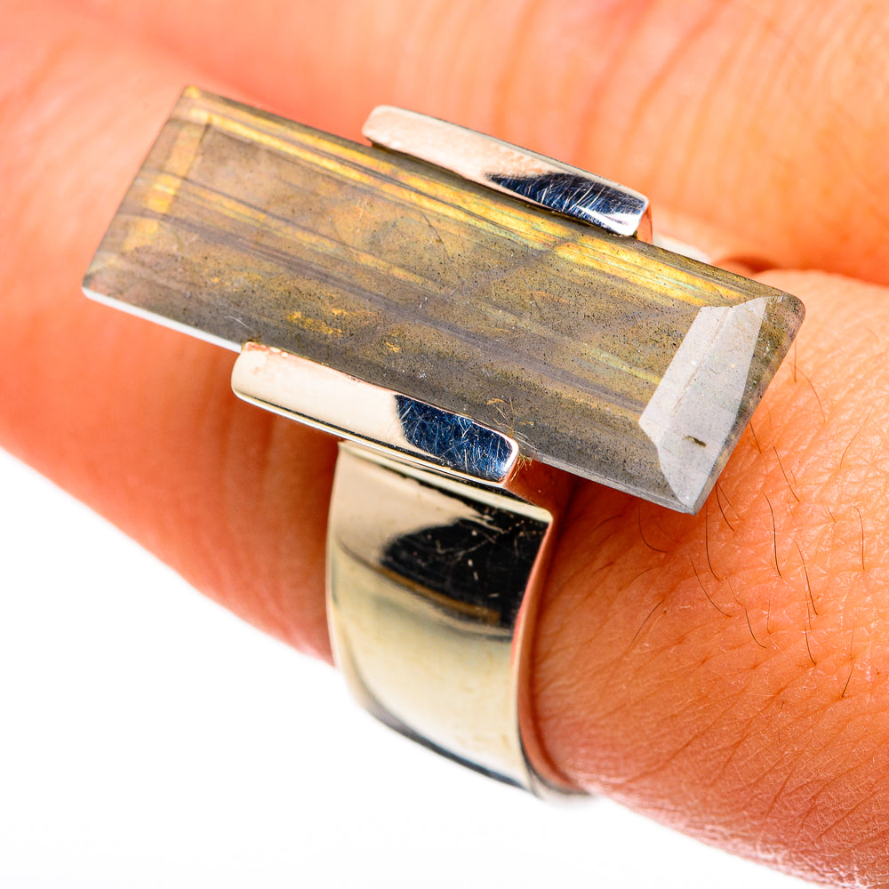 Labradorite Rings handcrafted by Anasilvercos - RING78281