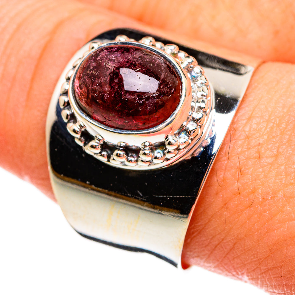 Garnet Rings handcrafted by Anasilvercos - RING78285
