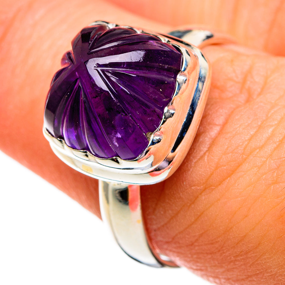 Amethyst Rings handcrafted by Anasilvercos - RING78314