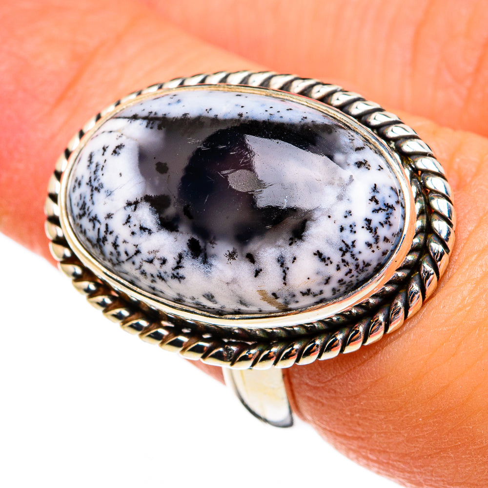 Dendritic Opal Rings handcrafted by Anasilvercos - RING78320