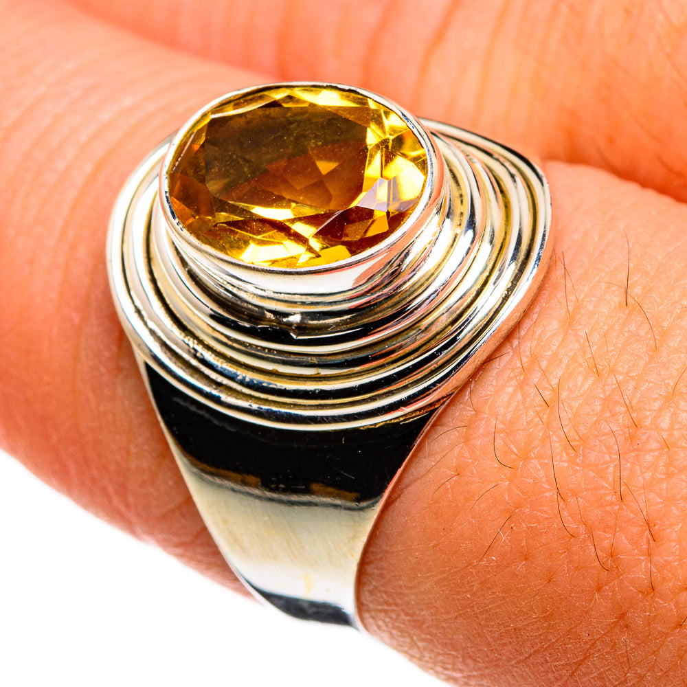 Citrine Rings handcrafted by Anasilvercos - RING78333