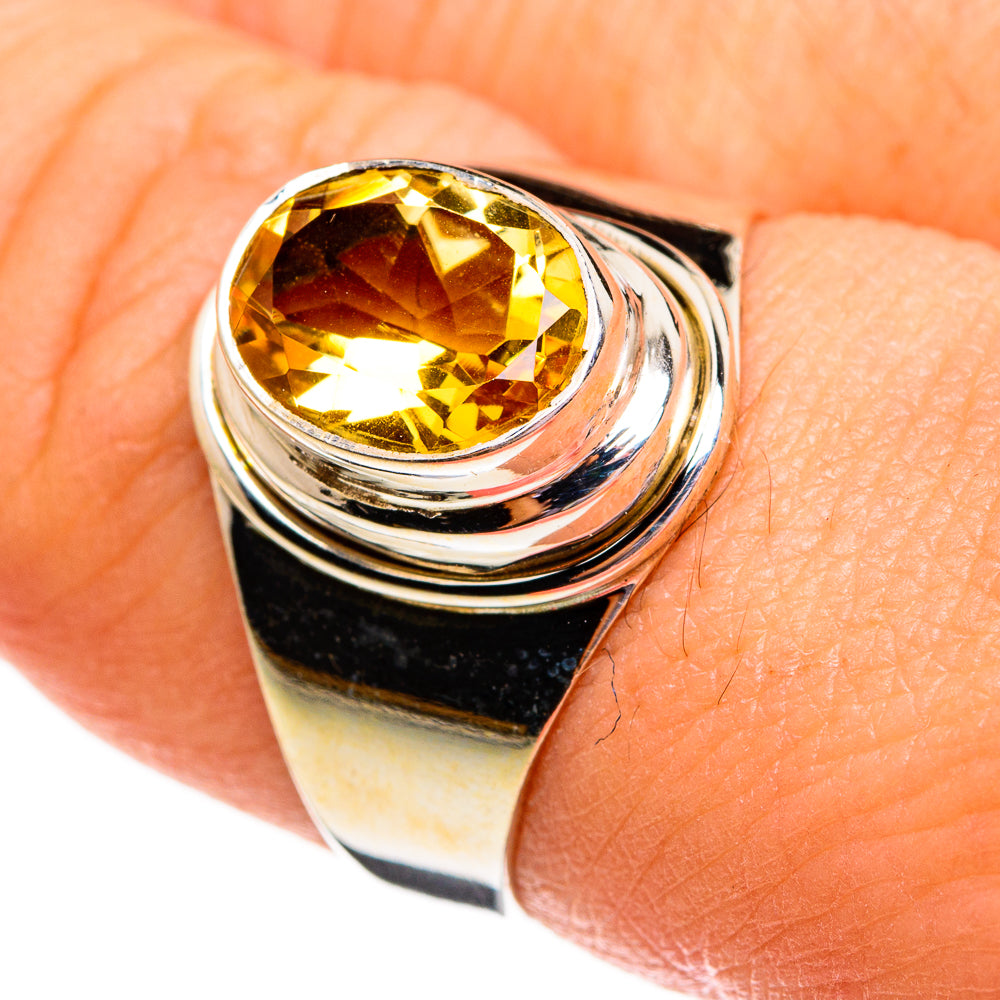 Citrine Rings handcrafted by Anasilvercos - RING78353