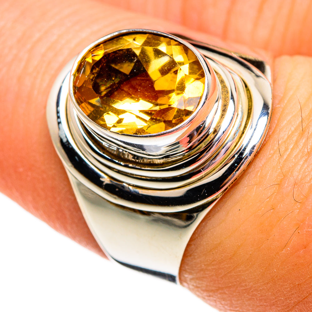 Citrine Rings handcrafted by Anasilvercos - RING78355