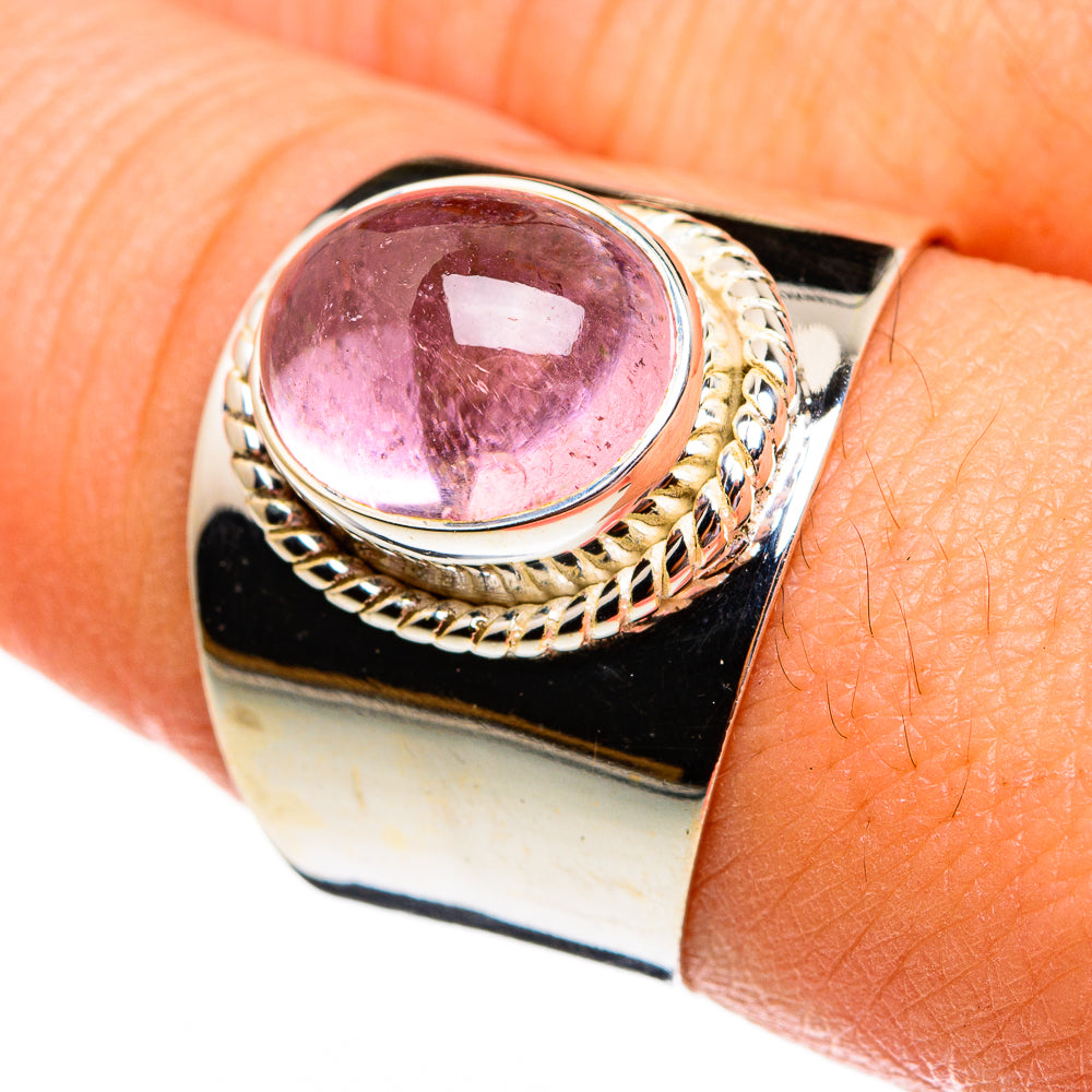 Pink Tourmaline Rings handcrafted by Anasilvercos - RING78357
