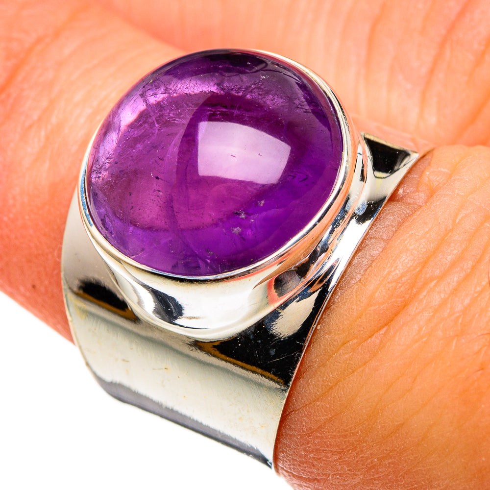 Amethyst Rings handcrafted by Anasilvercos - RING78360