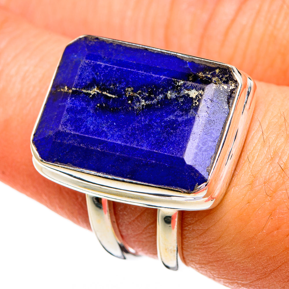 Lapis Lazuli Rings handcrafted by Anasilvercos - RING78369