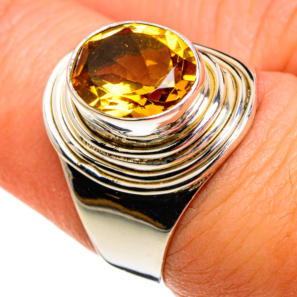 Citrine Rings handcrafted by Anasilvercos - RING78376