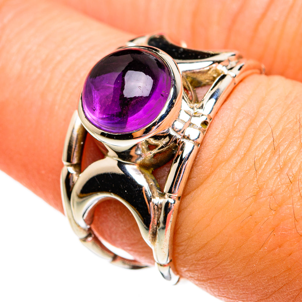 Amethyst Rings handcrafted by Anasilvercos - RING78380