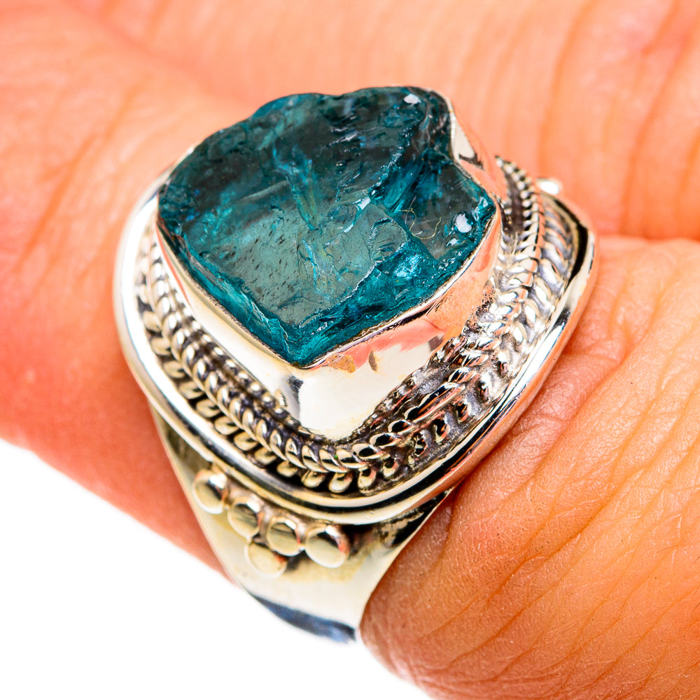 Apatite Rings handcrafted by Anasilvercos - RING78389