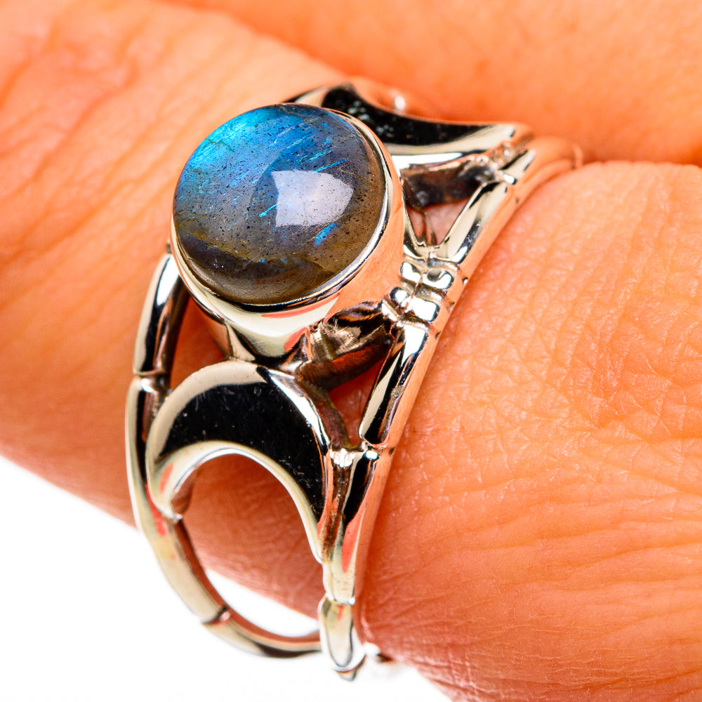 Labradorite Rings handcrafted by Anasilvercos - RING78426
