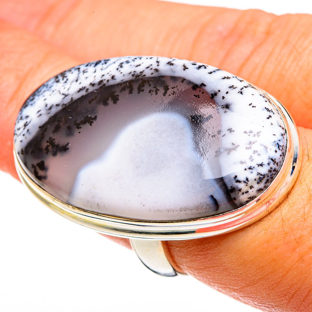 Dendritic Opal Rings handcrafted by Anasilvercos - RING78449