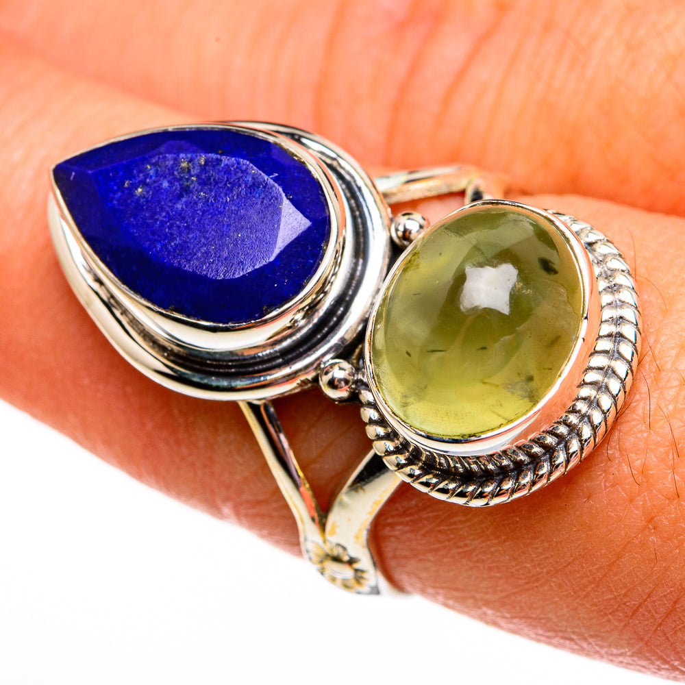 Lapis Lazuli Rings handcrafted by Anasilvercos - RING78451