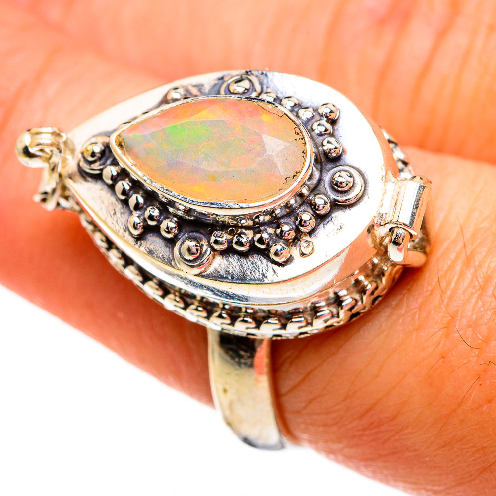 Ethiopian Opal Rings handcrafted by Anasilvercos - RING78488