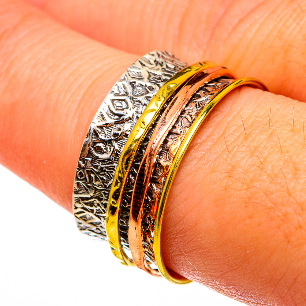 Meditation Spinner Rings handcrafted by Anasilvercos - RING78495