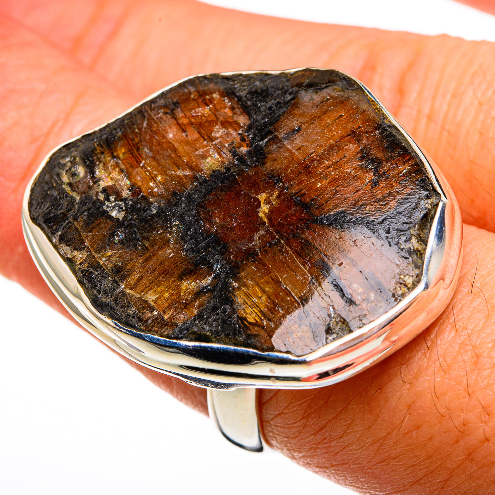 Chiastolite Rings handcrafted by Anasilvercos - RING78548