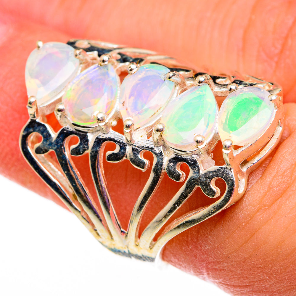 Green Amethyst Rings handcrafted by Anasilvercos - RING78594