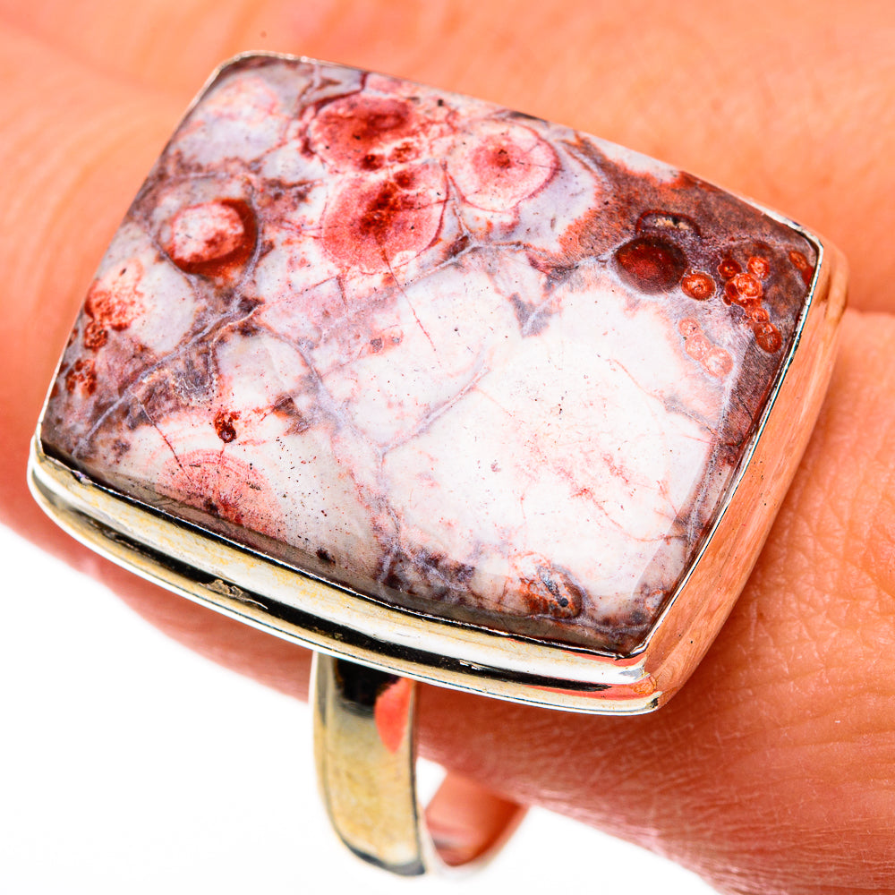 Poppy Jasper Rings handcrafted by Anasilvercos - RING78609
