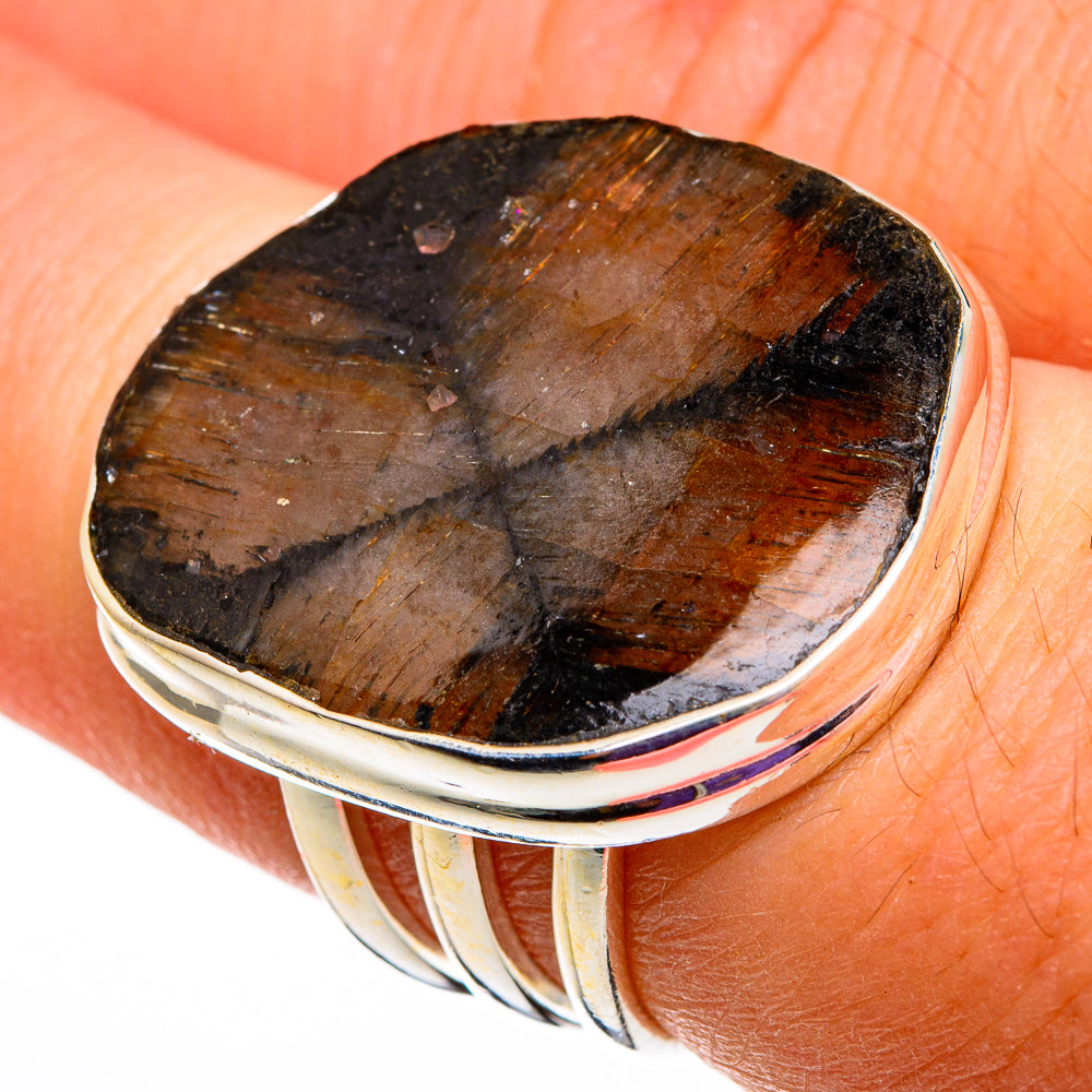 Chiastolite Rings handcrafted by Anasilvercos - RING78630
