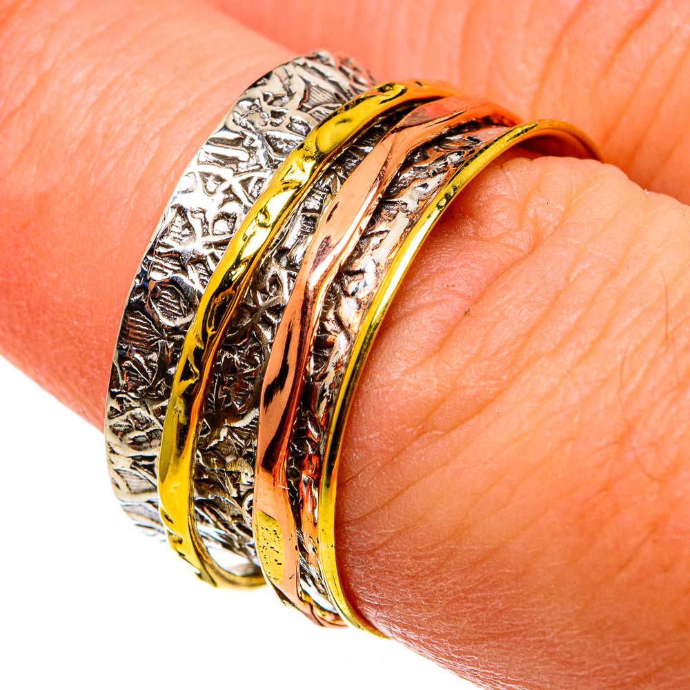Meditation Spinner Rings handcrafted by Anasilvercos - RING78646
