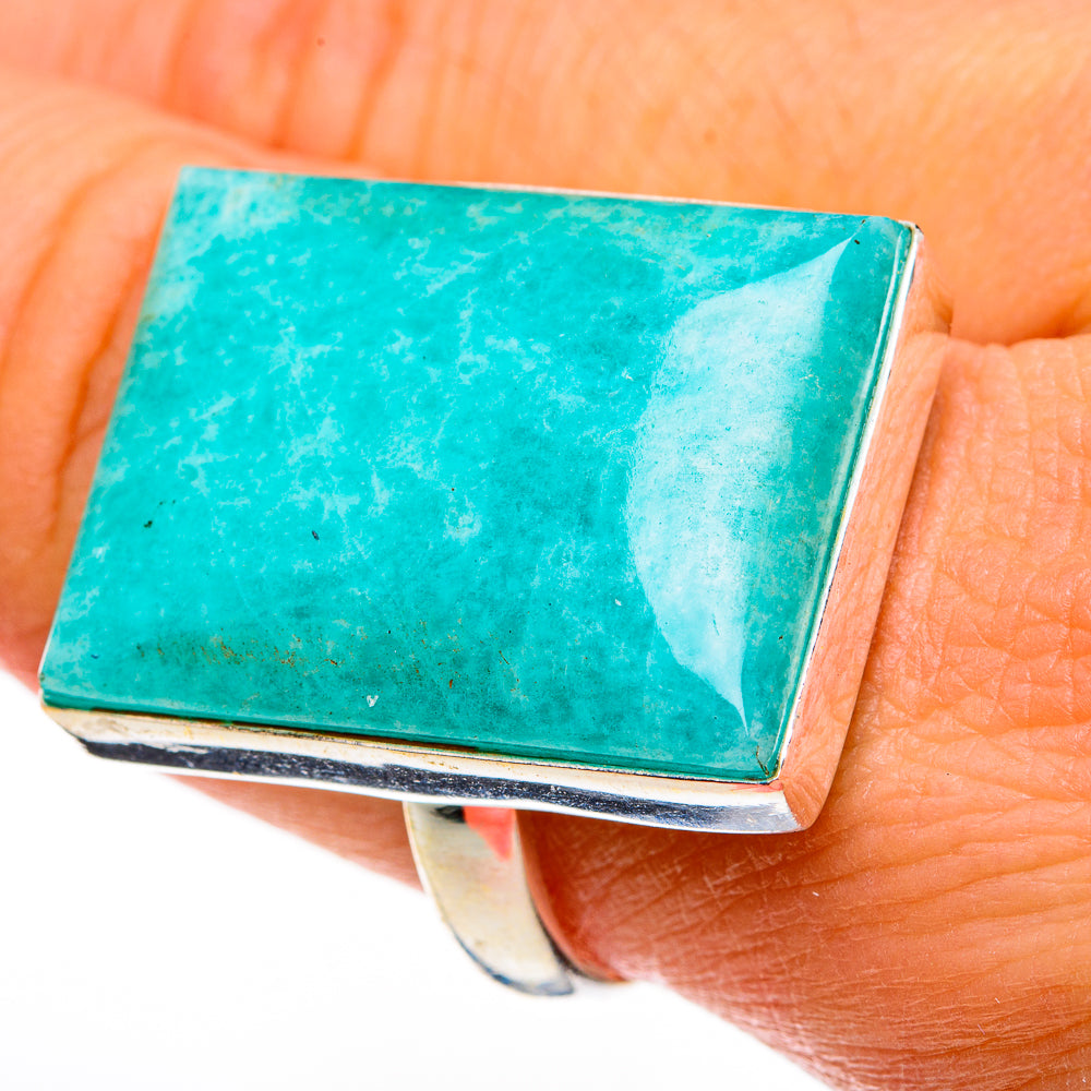 Amazonite Rings handcrafted by Anasilvercos - RING78655